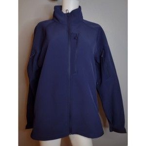 Beyond Clothing Men's Jacket Coat Navy Outdoor Soft Shell Heavy Hood Zip Up T